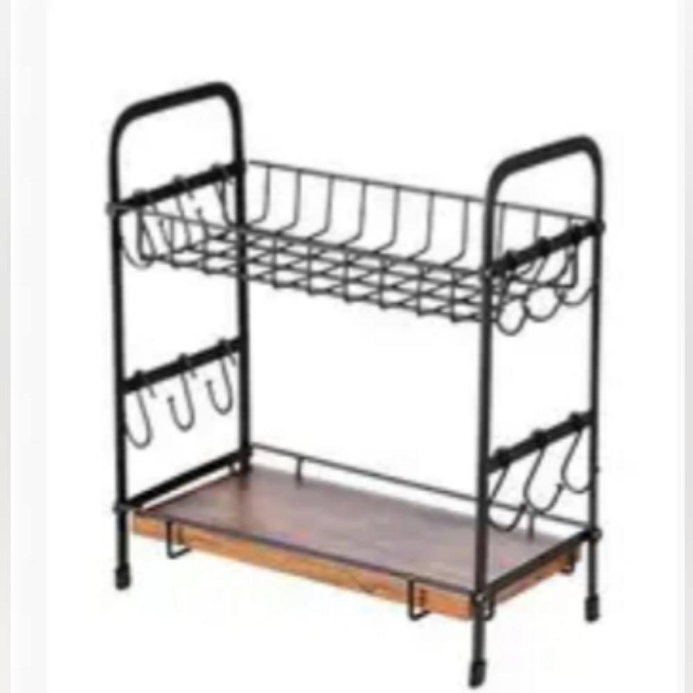 Black Metal Dish Rack - Picture 3 of 10